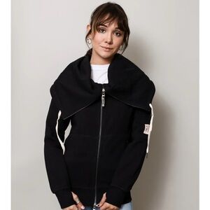 Black Zip-Up hoodie